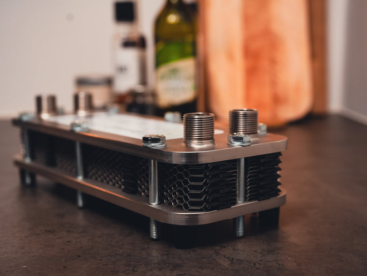 Adskillelig pladevarmeveksler til køling af urt | Chiller | øl køler | Spiral køler