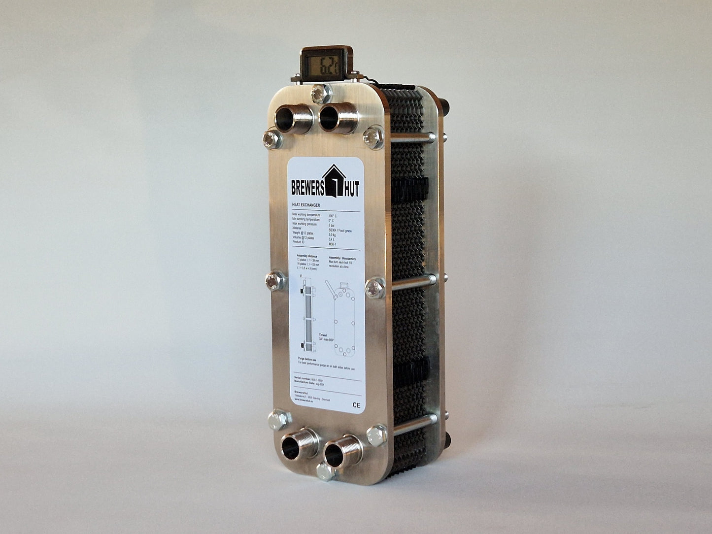 Heat Exchanger + 22 platten + Temperature Kit