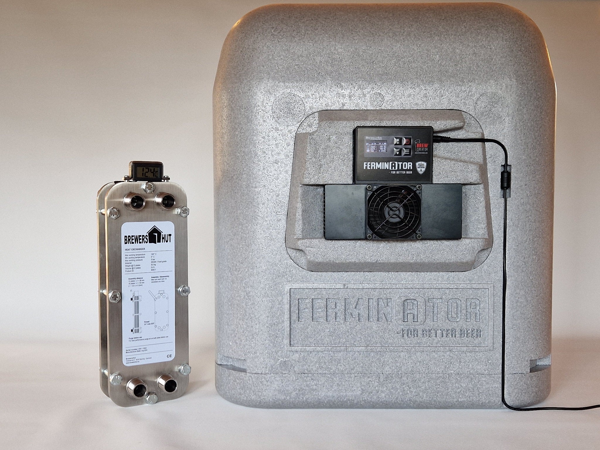 Fercubator Connect + Brewers 12plate inc Temperatur kit