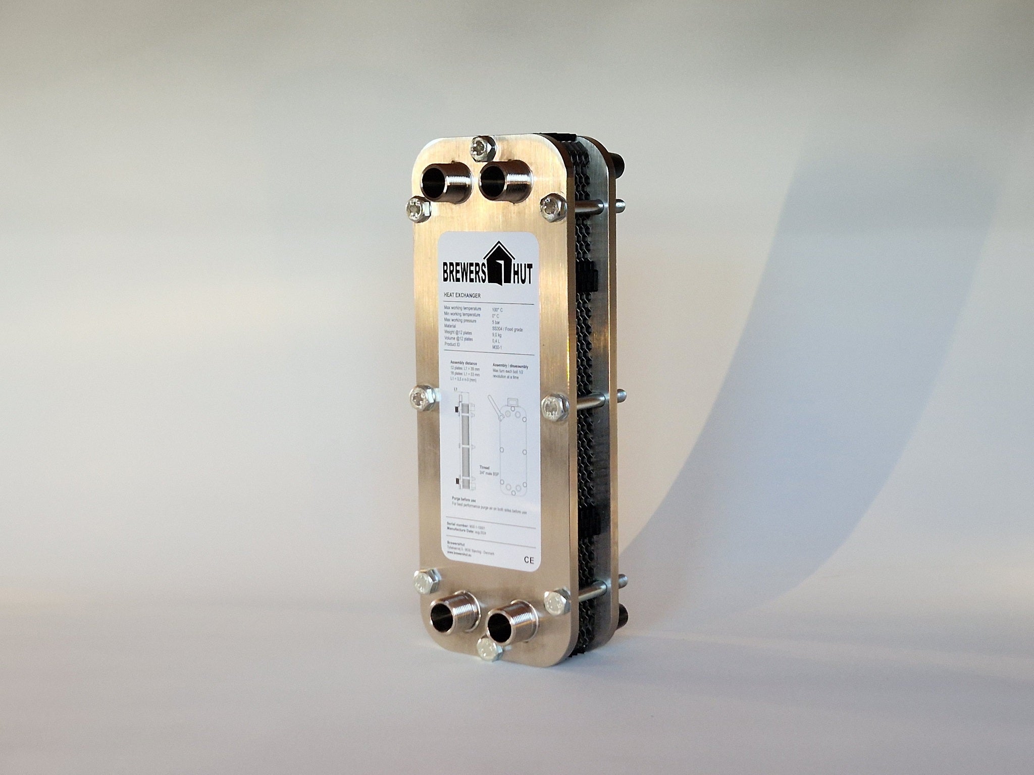 Heat Exchanger + 12 plates