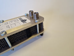 Veksleren erstatter en chiller, spiralkøler eller modstrømskøler. Anvendes til øl eller urt køling.